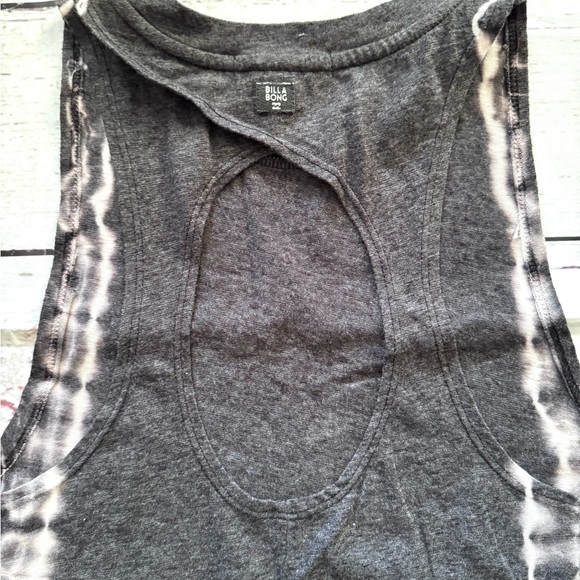 Billabong Women Grey Tie Dyed Sleeveless A-Line Dress Size S Casual Athletic - Picture 6 of 8